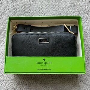 Kate Spade Black Belt Bag